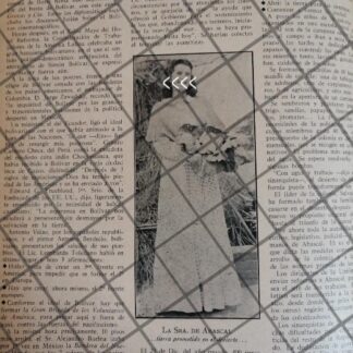 AFICHE RETRO GUADALUPE CARRANZA PULIDO 1942