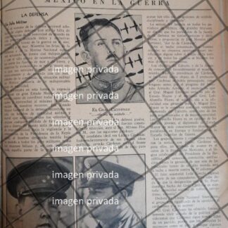 AFICHE RETRO LAZARO CARDENAS /Luis Alamillo Flores etc 1942