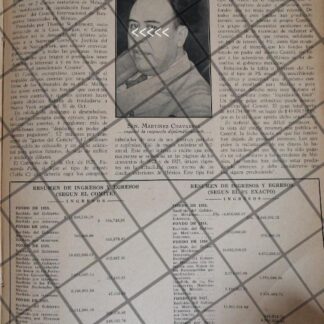 AFICHE RETRO SENADOR JOAQUIN MARTINEZ CHAVARRIA 1942