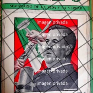 PORTADA ANTIGUA AVILA CAMACHO Y MEXICO EN GUERRA 1942