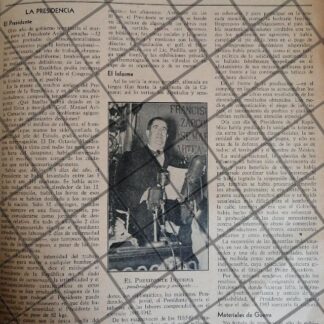 AFICHE RETRO MEXICO EN LA 2DA GUERRA MUNDIAL 1942