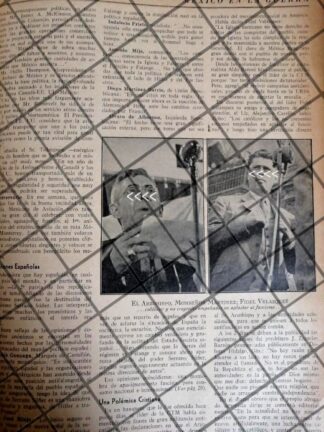 AFICHE RETRO FIDEL VELAZQUEZ CONTRA LA IGLESIA 1942