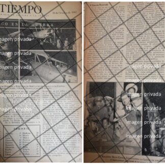 AFICHE RETRO. MEXICO EN GUERRA SIMULACROS DE ATAQUES 1942