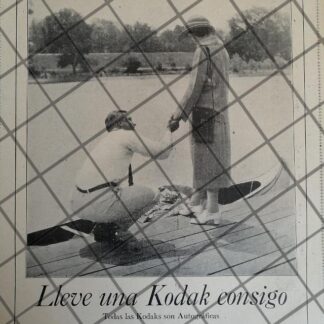 CARTEL PUBLICITARIO ANTIGUO CAMARAS KODAK 1928 -64