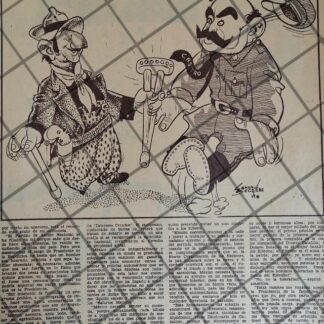 CARICATURA RETRO. JOSE AGUSTIN CASTRO POR: GONZALO BECERRA 1946