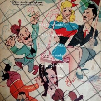 CARICATURA ANTIGUA MIGUEL ALEMAN POR: CALOCA VALLE