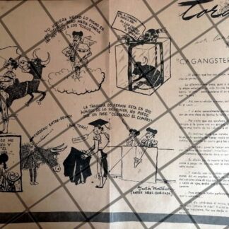 TIRA COMICA ANTIGUA POR: GASTON MONTERREY (ABEL QUEZADA) 1950s