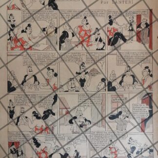 TIRA COMICA ANTIGUA PANCHO TALERO. POR: ARTURO LANTERI 1930