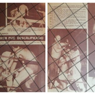 AFICHE RETRO LUCHA LIBRE CAVERNARIO, VERDUGO, GORILA MACIAS 3