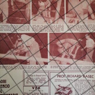 AFICHE RETRO LUCHA LIBRE GORI GUERRERO Vs CAVERNARIO ETC -55