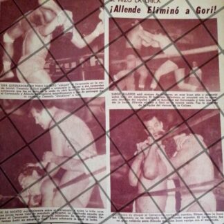 AFICHE RETRO LUCHA LIBRE JORGE ALLENDE, GORI GUERRERO ETC -50