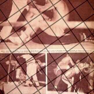 AFICHE RETRO LUCHA LIBRE BLACK SHADOW, EL SANTO ETC -48