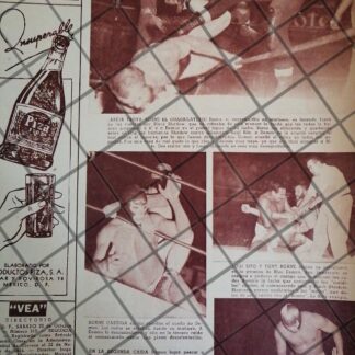 AFICHE RETRO LUCHA LIBRE BLACK SHADOW, BLUE DEMON ETC -47