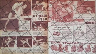 AFICHE RETRO LUCHA LIBRE EL SANTO, GORI GUERRERO ETC -45