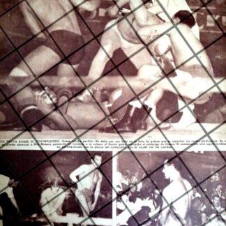 AFICHE RETRO LUCHA LIBRE EL SANTO Vs BLUE DEMON ETC -42