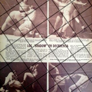 AFICHE RETRO LUCHA LIBRE LOS HERMANOS SHADOW Vs VARIOS
