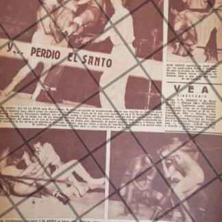 AFICHE RETRO LUCHA LIBRE, EL SANTO vs BLUE DEMON Y OTROS 26