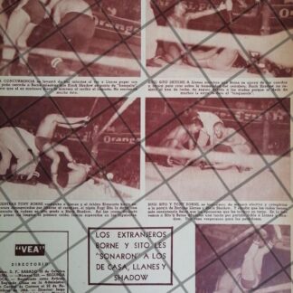 AFICHE RETRO LUCHA LIBRE, BLACK SHADOW, TONY BORNE, Y MAS