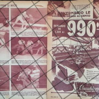 AFICHE RETRO CAVERNARIO GALINDO, EL SANTO, IVAN RASPUTIN ETC