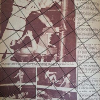 8 AFICHES RETRO BLUE DEMON Vs VARIOS LUCHADORES 1953-54