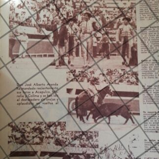 AFICHE ANTIGUO GANADERIA SAN JOSE DE BUENA VISTA. 1954 3