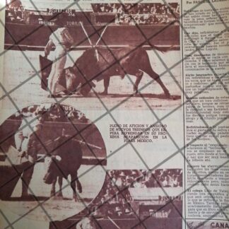 AFICHE ANTIGUO JORGE LUIS BERNAL 1954 3