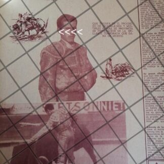 AFICHE ANTIGUO TORERO ROBERTO CAMPO 1954 /RARO