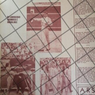 AFICHE ANTIGUO TORERO LUIS PROCUNA MONTES. 1950s 2