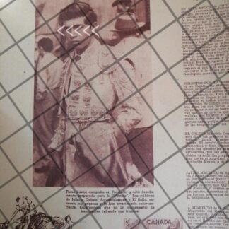AFICHE ANTIGUO INICIOS DEL TORERO RUBEN SALAZAR 1953 2