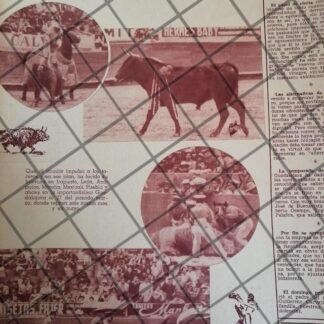 AFICHE ANTIGUO GANADERIA SAN JOSE DE BUENA VISTA. 1954