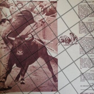AFICHE ANTIGUO TORERO. JORGE REYNA ARTEAGA. EL PITI 1953