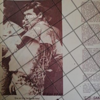 AFICHE ANTIGUO INICIOS DEL TORERO RUBEN SALAZAR 1953