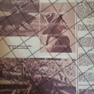 AFICHE ANTIGUO DEBUT DE LA NOVILLERA JUANITA APARICIO 1953