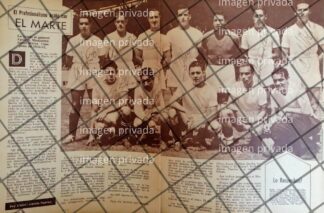 AFICHE RETRO CLUB MARTE 1963 FUTBOL
