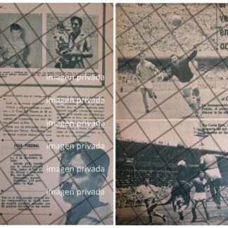 AFICHE RETRO FUTBOLISTA. HECTOR HERNADEZ "EL CHALE" 1963