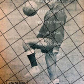 AFICHE RETRO FUTBOLISTA. Armando "Pichicuaz" Garrido 1963