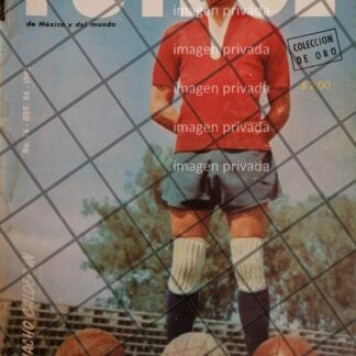 AFICHE RETRO FUTBOLISTA NACHO CALDERON 1963