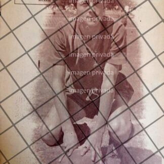 AFICHE RETRO FUTBOLISTA BERNARDO HERNANDEZ "MANOLETE" 1963