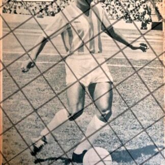 AFICHE RETRO FUTBOLISTA JORGE TEPO RODRIGUEZ 1963