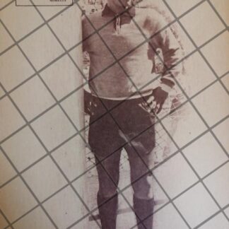 AFICHE RETRO FUTBOLISTA MIGUEL EL CHILAQUIL LOPEZ 1963