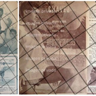 AFICHE RETRO FUTBOLISTA RAUL CHAVEZ DE LA ROSA 1963