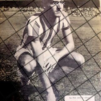 AFICHE RETRO FUTBOLISTA CARLOS ALBERT LLORENTE 1963