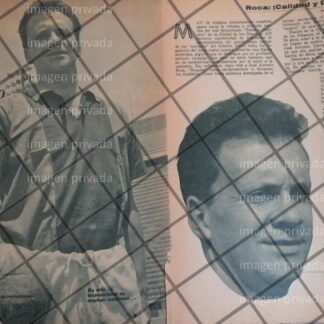 AFICHE RETRO FUTBOLISTA JOSE ANTONIO ROCA 1955 -2