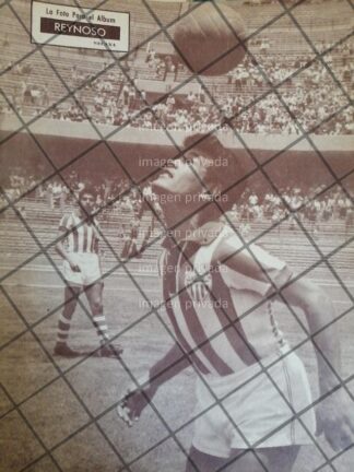 AFICHE RETRO FUTBOLISTA TOMAS REYNOSO 1963 - NECAXA