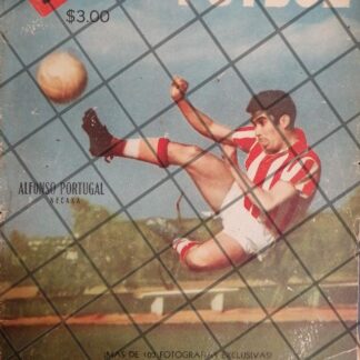 AFICHE RETRO FUTBOLISTA ALFONSO PORTUGAL 1955