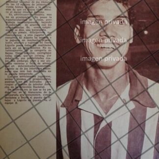 AFICHE RETRO FUTBOLISTA. SALVADOR CHAVA REYES, 1955
