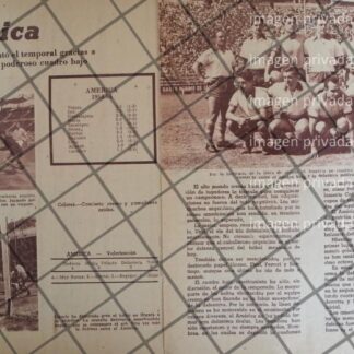 AFICHE RETRO EL CLUB AMERICA 1955 /FUTBOL