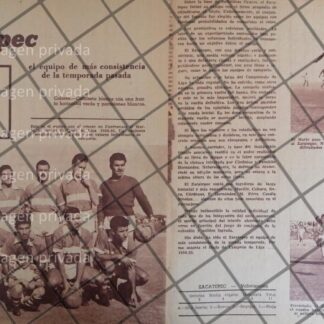 AFICHE RETRO CLUB DE FUTBOL ZACATEPEC 1955