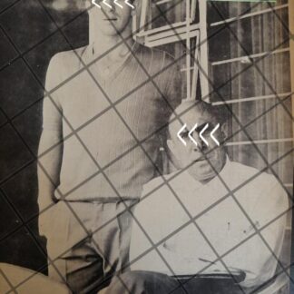 AFICHE RETRO FUTBOLISTA LUIS REGUEIRO "EL CORZO " E HIJO 1963