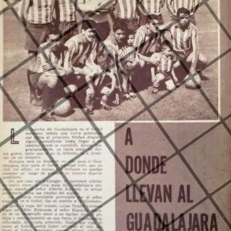 AFICHE RETRO EL CLUB CHIVAS DE GUADALAJARA 1963